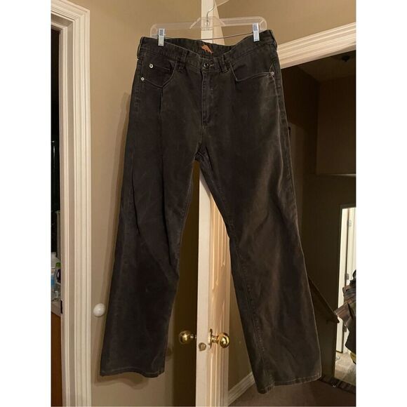 Tommy Bahama Mens Brown Standard Fit Straight-Leg Mid-Rise Denim Jeans Size 36 - Picture 6 of 16